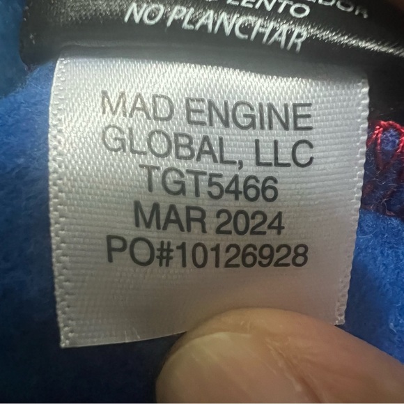 Super Mario Mad Engine Small Boy Girl Kids Full Zip Hoodie Jacket Costume - Picture 8 of 9